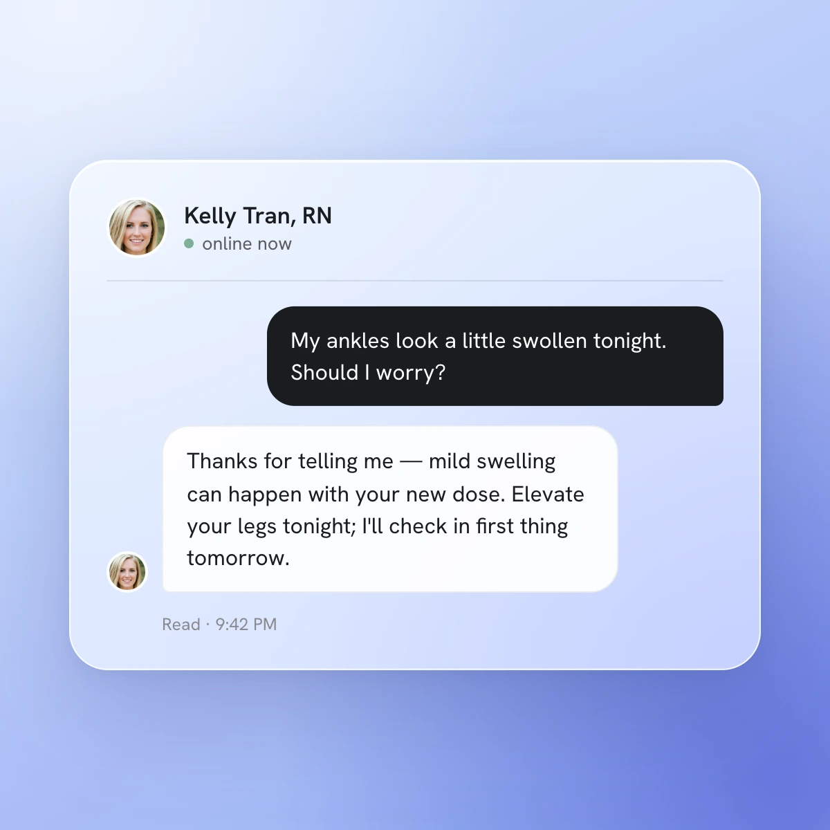 A conversational health risk assessment in the Atticus app